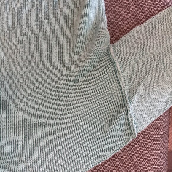 Mint Cropped Knit Sweater – Pink Rose – Size M - Picture 2 of 7